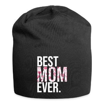 Mom Gift Mother's Day Birthday Mom - Jersey Beanie - black - Front