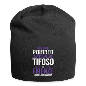 Florence Gift Fan Fiorentino Football Calcio - Jersey Beanie - black - Front