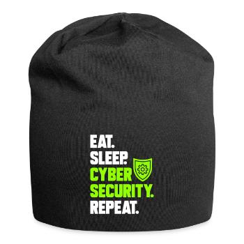 Cybersécurité Hackers Sécurité informatique - Bonnet en jersey - noir - Devant