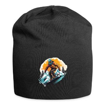 Sports d’hiver Montagne Ski de neige Skis - Bonnet en jersey - noir - Devant