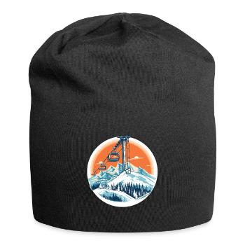 Sports d’hiver Montagne Ski de neige Skis - Bonnet en jersey - noir - Devant