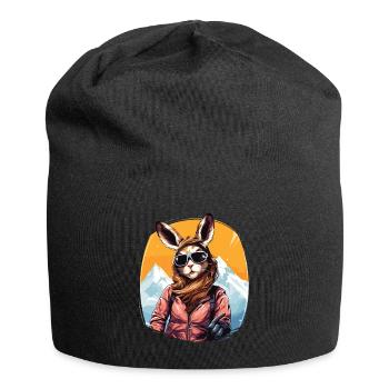 Après Party Mountains Snow Bunny Ski - Jersey Beanie - black - Front