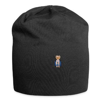 Yorkshire Terrier sac Yorkie porte cadeau - Bonnet en jersey - noir - Devant
