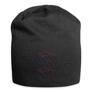 Cadeau de beauté de la mer de la famille d’orques - Bonnet en jersey - noir - Devant