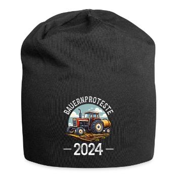 Unity and Determination in Agriculture - Jersey Beanie - black - Front