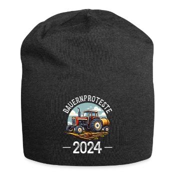 Unity and Determination in Agriculture - Jersey Beanie - charcoal grey - Front