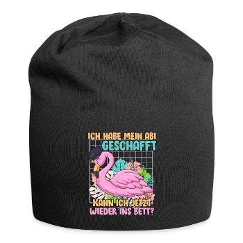 Abiturienten Habe mein Abitur Geschafft Lustiges - Jersey-Beanie - Schwarz - Vorne
