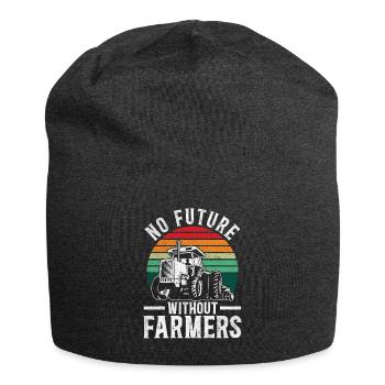 Pas d’avenir sans agriculteurs - Bonnet en jersey - charbon - Devant
