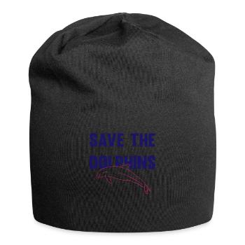 Dolphin Conservation Appeal Design - Jersey Beanie - black - Front