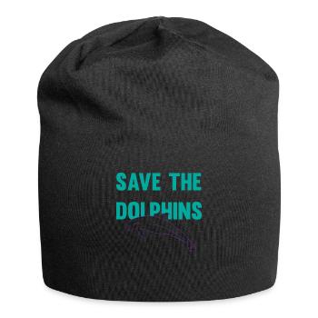 Dolphin Conservation Appeal Design - Jersey Beanie - black - Front
