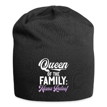 Nana Gifts - Jersey Beanie - black - Front
