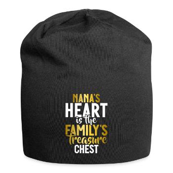 Nana Gifts - Jersey Beanie - black - Front