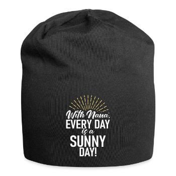 Nana Gifts - Jersey Beanie - black - Front
