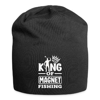 Magnetfischen Detektion Schatzsuche - Jersey-Beanie - Schwarz - Vorne