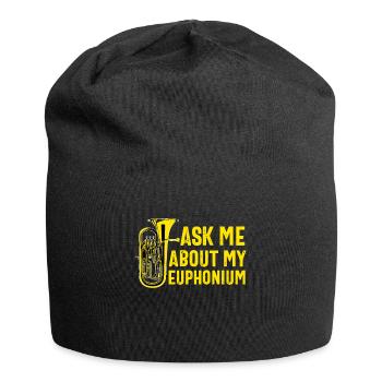 Funny Euphonium Player For Men Women Euphonist - Jersey Beanie - black - Front