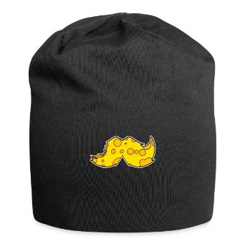 Mustache Mustache Beard Cheese - Jersey Beanie - black - Front