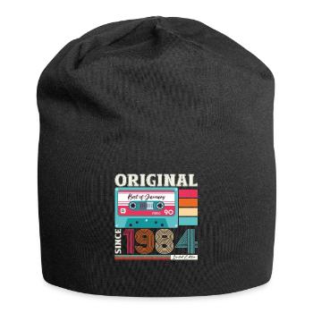 40e anniversaire Cassette janvier Vintage 1984 - Bonnet en jersey - noir - Devant