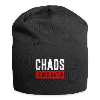 Arbeitskollege CHAOS Koordinator Assistenz - Jersey-Beanie - Schwarz - Vorne