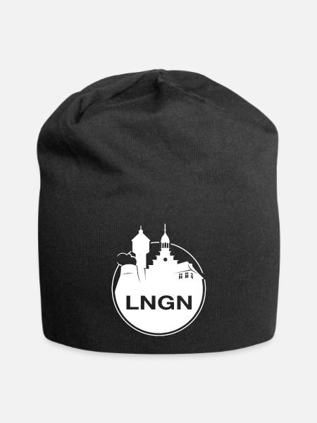 Lingen Skyline - Jersey-Beanie - Schwarz
