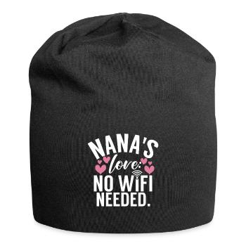 Nana Gifts - Jersey Beanie - black - Front