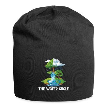 Le cycle de l’eau - Météorologie Prévisions météorologiques - Bonnet en jersey - noir - Devant