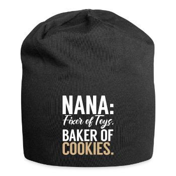 Nana Gifts - Jersey Beanie - black - Front