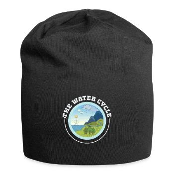 Le cycle de l’eau - Météorologie Prévisions météorologiques - Bonnet en jersey - noir - Devant