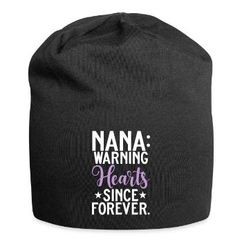 Nana Gifts - Jersey Beanie - black - Front