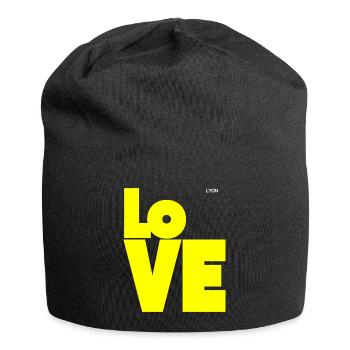 Love Yellow - Jersey Beanie - black - Front