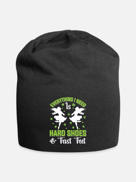 Irischer Tanz Irisches Tanzen - Jersey-Beanie - Schwarz