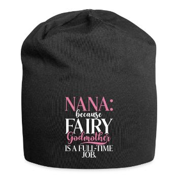 Nana Gifts - Jersey Beanie - black - Front