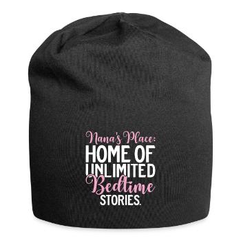 Nana Gifts - Jersey Beanie - black - Front