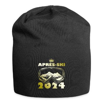 Vacances de ski après-ski 2024 - Bonnet en jersey - noir - Devant