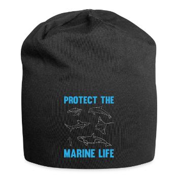Sagittarius Marine Life Ocean Awareness - Jersey Beanie - black - Front