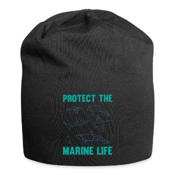 Sagittarius Marine Life Ocean Awareness - Jersey Beanie - black - Front