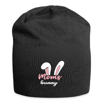 I went from mom to mom to be great - Jersey Beanie - black - Front