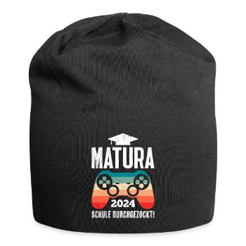 Matura 2024 Maturianten Schulabschluss - Jersey-Beanie - Schwarz - Vorne