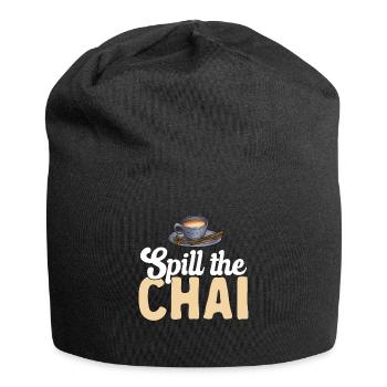 Thé Chai Masala Chai - Bonnet en jersey - noir - Devant