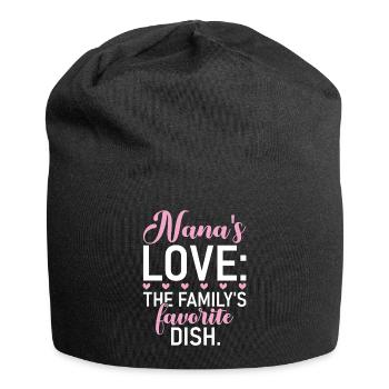 Nana Gifts - Jersey Beanie - black - Front