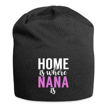 Nana Gifts - Jersey Beanie - black - Front