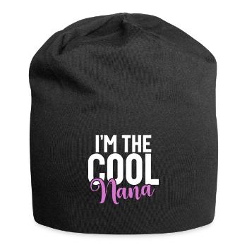 Nana Gifts - Jersey Beanie - black - Front