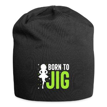 Irischer Tanz Irisches Tanzen - Jersey-Beanie - Schwarz - Vorne