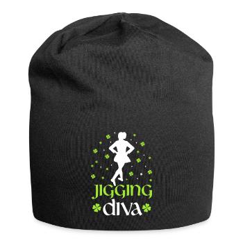 Irischer Tanz Irisches Tanzen - Jersey-Beanie - Schwarz - Vorne