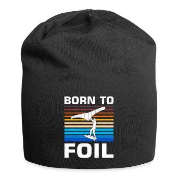 Wingsurfing Foil Wing Wing Boarding Wing Foiling - Jersey Beanie - black - Front