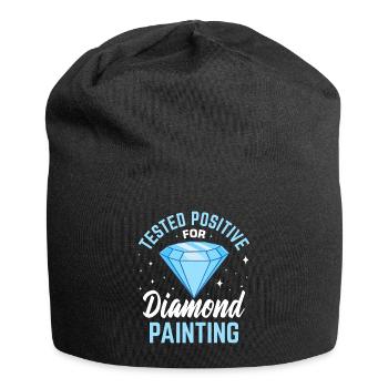Hobby Diamond Painter Diamant - Jersey-Beanie - Schwarz - Vorne
