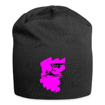 Pink Kite - Jersey-Beanie - Schwarz - Vorne
