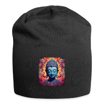 Buddhism Yoga Buddhist Zen Meditation Buddha - Jersey Beanie - black - Front