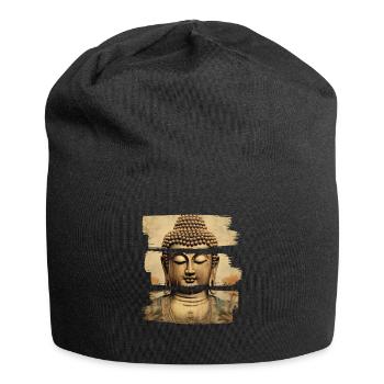 Buddhism Yoga Buddhist Zen Meditation Buddha - Jersey Beanie - black - Front