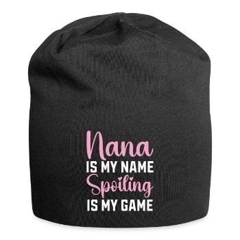 Nana Gifts - Jersey Beanie - black - Front
