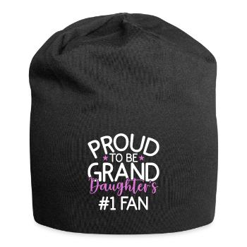 Granddaughter Gifts - Jersey Beanie - black - Front